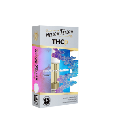 Mellow Fellow - Vape Cartridge - 0.5G - THCp - Blueberry Muffins (Indica) - POP