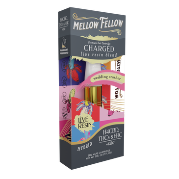 Mellow Fellow - Cartridge - 2ML - Live Resin - Charged Blend - Wedding Crasher