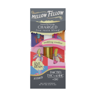 Mellow Fellow - Cartridge - 2ML - Live Resin - Charged Blend - Wedding Crasher