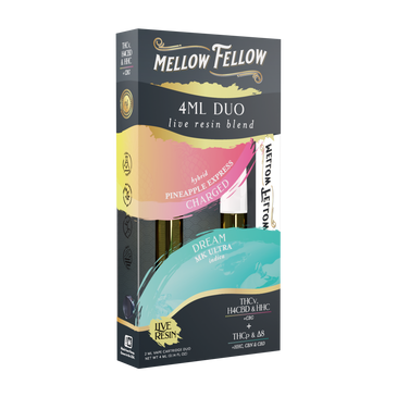 Mellow Felllow - Cartridges - 4ML - Live Resin - Charged + Dream - Pineapple Express/MK Ultra