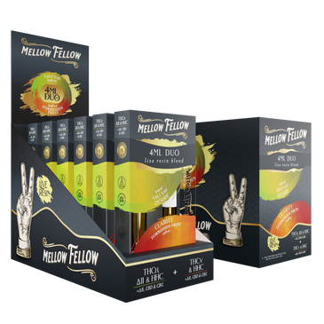 Mellow Felllow - Cartridges - 4ML - Live Resin - Desire + Clarity - Cali Gas/Forbidden Fruit