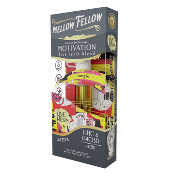 Mellow Fellow - Cartridge - 2ML - Live Resin - Motivation Blend - Tangie