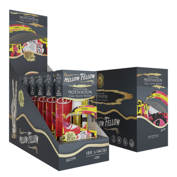 Mellow Fellow - Cartridge - 2ML - Live Resin - Motivation Blend - Tangie