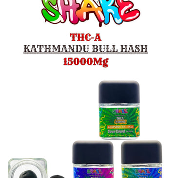 SHAKE THC-A KATHMANDU BULL HASH 15000MG