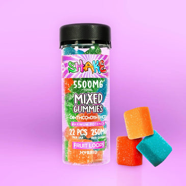 Shake Hemp 5500 Mixed Blend Gummies (D8+HHC+D11+THCP)