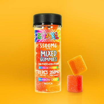 Shake Hemp 5500 Mixed Blend Gummies (D8+HHC+D11+THCP)