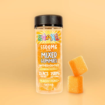Shake Hemp 5500 Mixed Blend Gummies (D8+HHC+D11+THCP)