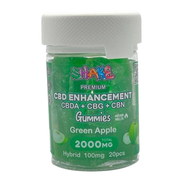 Shake Hemp CBD Enhancement CBDA+CBG+CBN 2000mg Gummies
