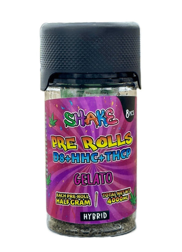 Shake Preroll 8ct Jar 0.5g (D8+HHC+THCP)