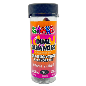 Shake Hemp Dual Gummies D8+HHC+THCP 6000mg (2 Flavors in 1)