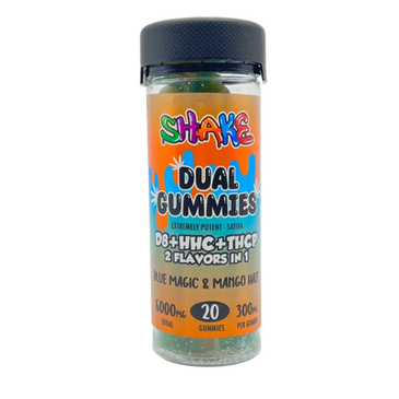 Shake Hemp Dual Gummies D8+HHC+THCP 6000mg (2 Flavors in 1)