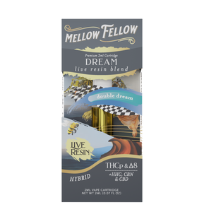 Mellow Fellow - Cartridge - 2ML - Live Resin - Dream Blend - Double Dream