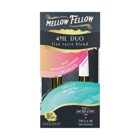 Mellow Felllow - Cartridges - 4ML - Live Resin - Charged + Dream - Pineapple Express/MK Ultra