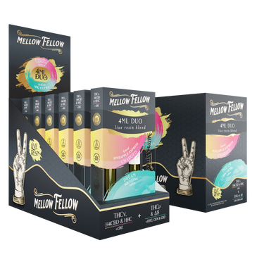 Mellow Felllow - Cartridges - 4ML - Live Resin - Charged + Dream - Pineapple Express/MK Ultra