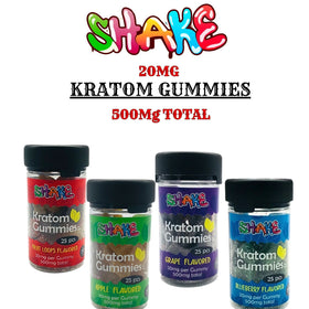 SHAKE KRATOM GUMMIES 25PCS 20MG PER GUMMY