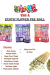 SHAKE EXOTIC THC-A PRE ROLLS 2GRAMS