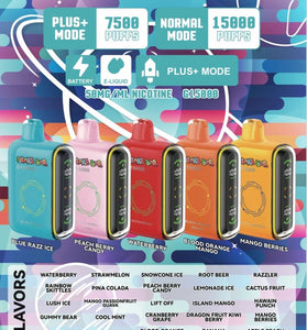 SHAKE BAR 15000 PUFFS DISPOSABLE VAPE ( DIGITAL SCREEN )