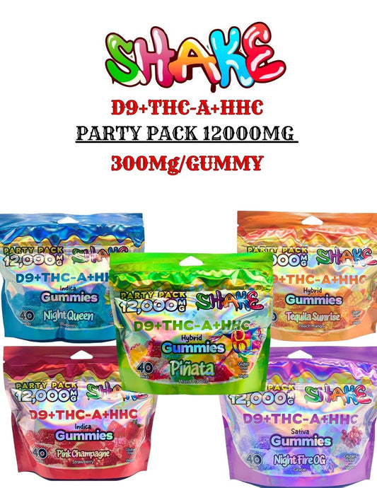 SHAKE 12000MG PARTY PACK D9+THC-A+HHC