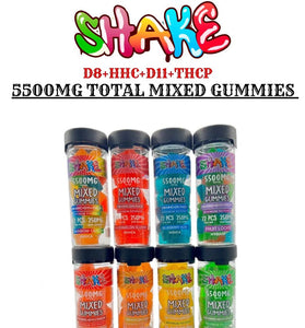 Shake Hemp 5500 Mixed Blend Gummies (D8+HHC+D11+THCP)