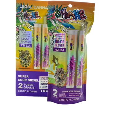 SHAKE EXOTIC THC-A PRE ROLLS 2GRAMS