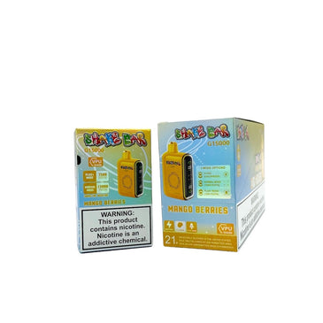 SHAKE BAR 15000 PUFFS DISPOSABLE VAPE ( DIGITAL SCREEN )