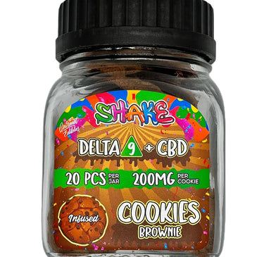 Shake Hemp's D9+CBD Cookie Jar (20ct) 4000mg Total