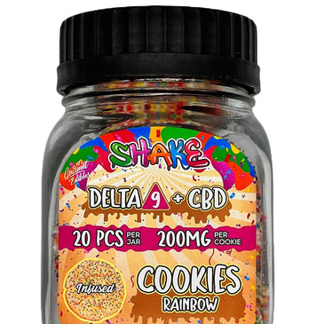 Shake Hemp's D9+CBD Cookie Jar (20ct) 4000mg Total