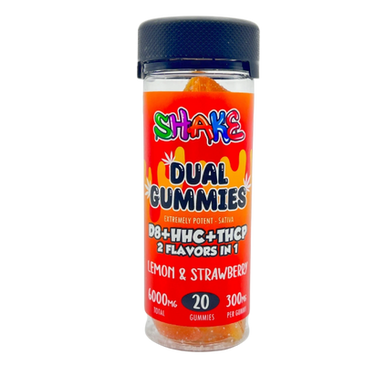 Shake Hemp Dual Gummies D8+HHC+THCP 6000mg (2 Flavors in 1)